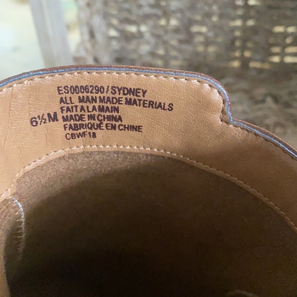 Brown boots ankle boots leather for women - Picture 8 of 11